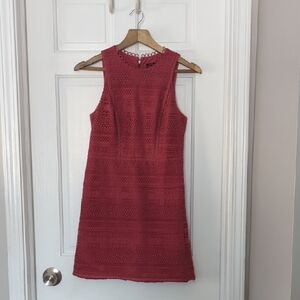 J. Crew Pink Halter Sheath Mini Dress